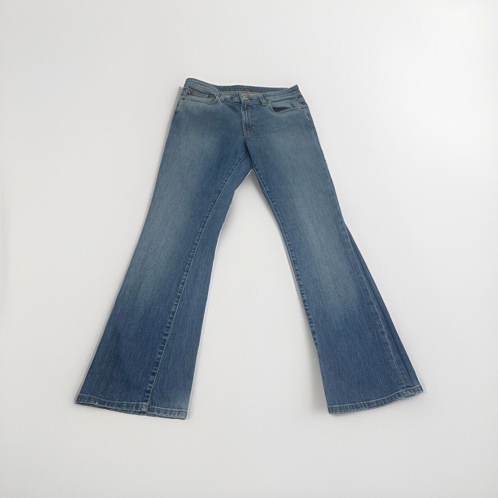 Ralph Lauren Polo Women's Size 10 Stretch Kelly Denim Wash Low‎ Rise Jeans